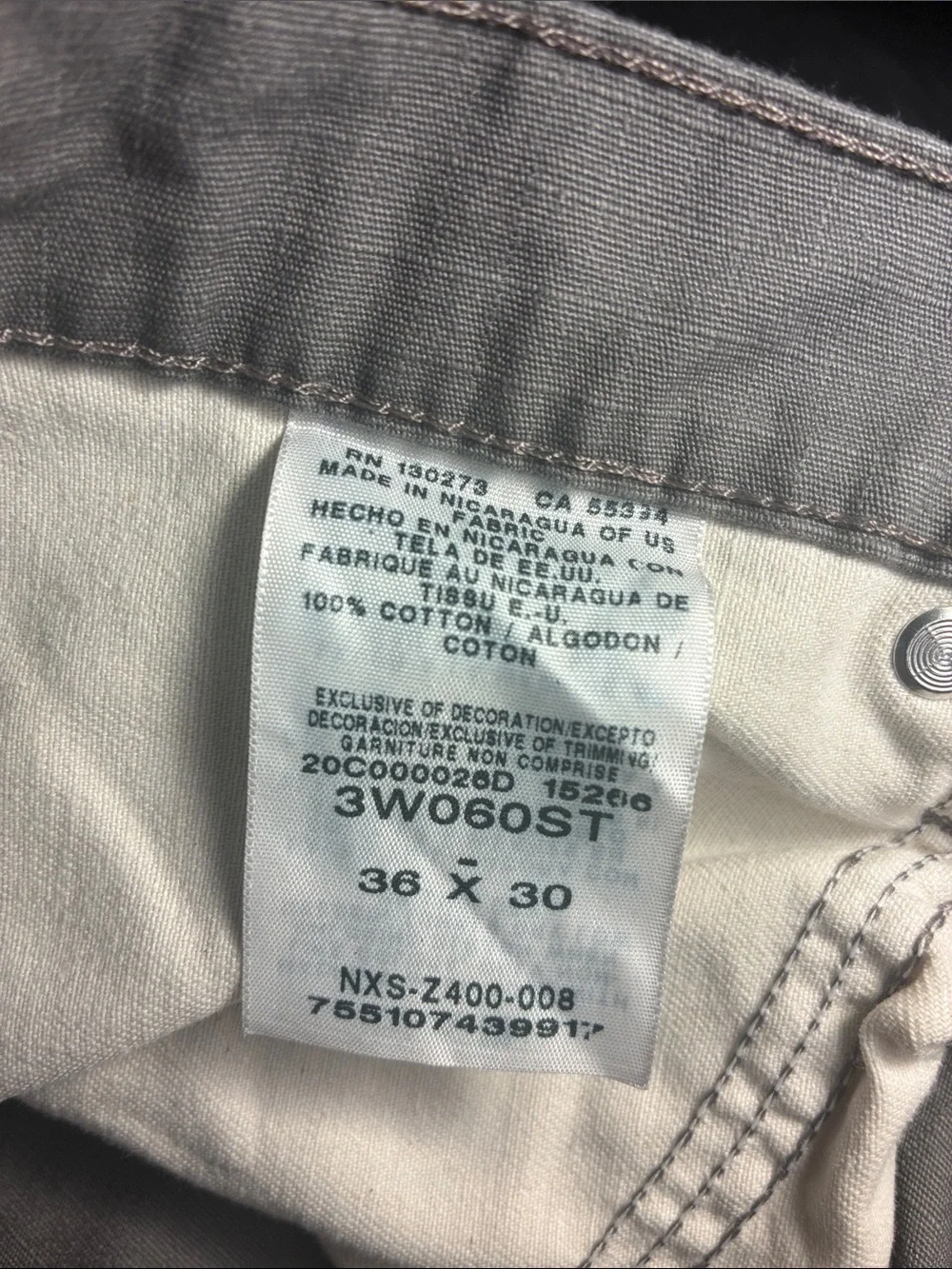 Wrangler Riggs Workwear Ripstop Ranger Men’s Double Knee Cargo Pant 36x30